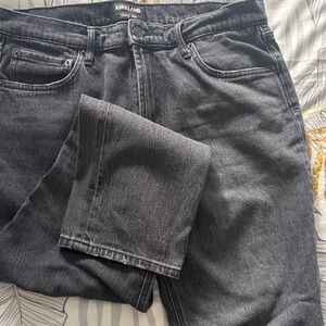 Kirkland Signature Women's Black Straight Leg Jeans